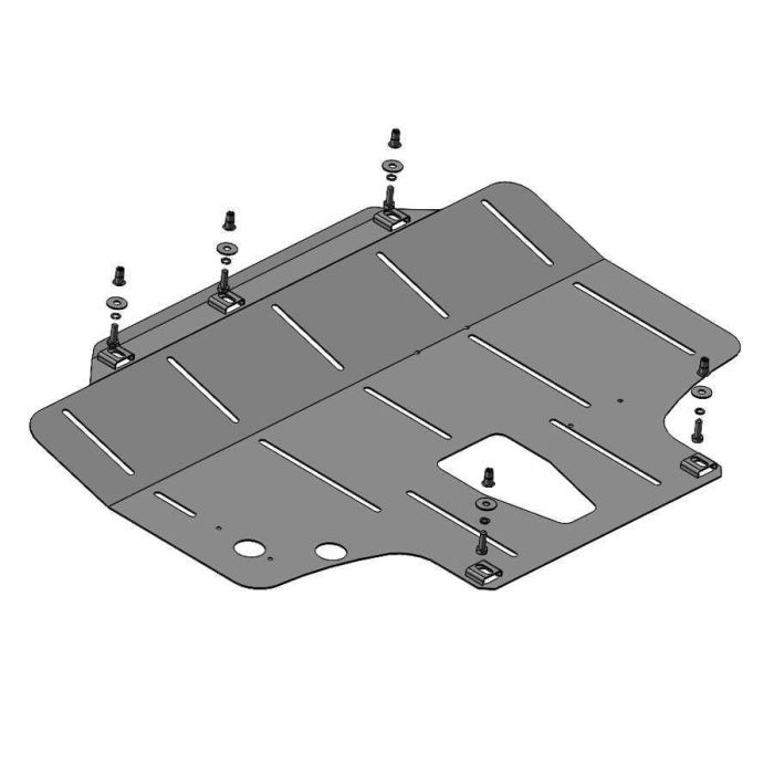 Bronex защита двигателя, КПП Honda CR-Z 1.5, Insight 1.3 2009-2014, Jazz 1.5, 1.3 Standard