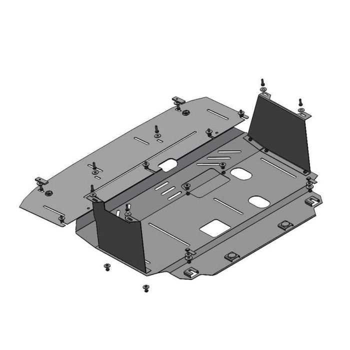 Bronex захист двигуна, КПП, радіатор, шківи Kia Ceed 2016-2018 Premium