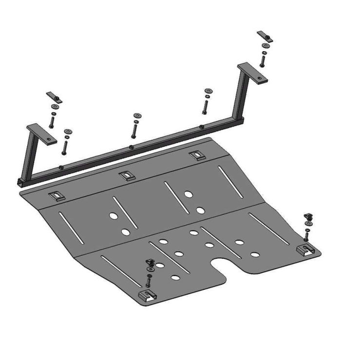 Bronex защита двигателя, КПП MG ZS Standard