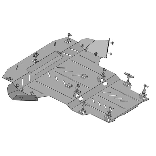 Bronex защита двигателя, КПП Audi A4 B7 2.0TDI 2004-2008 Standard