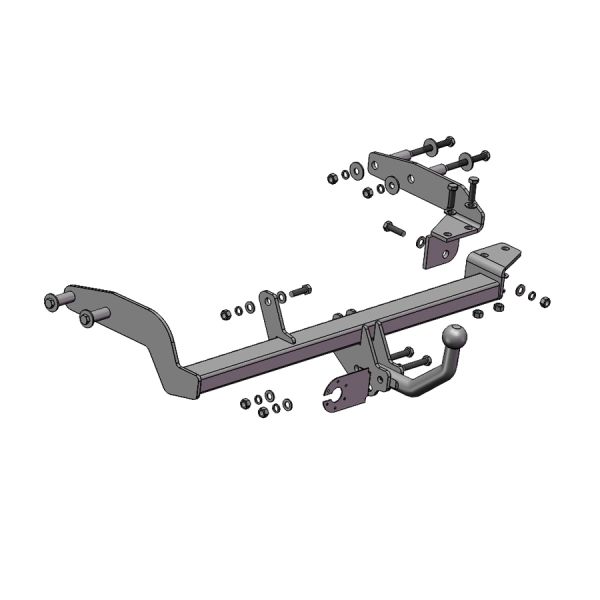 Фаркоп съемный на 2 болта - Mercedes-Benz E-Class W210 1996-2002