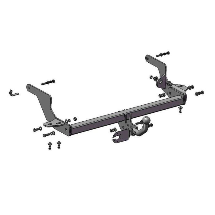 Фаркоп съемный на 2 болта - Renault Scenic 1 RX4 1996-2003