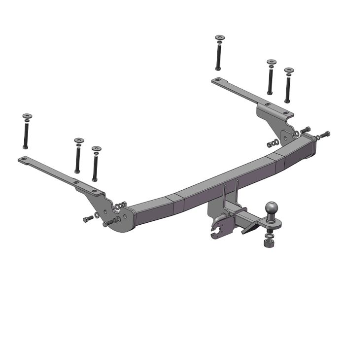 Фаркоп съемный под американский квадрат - Toyota RAV4 3 Long Кроссовер 2006-2013