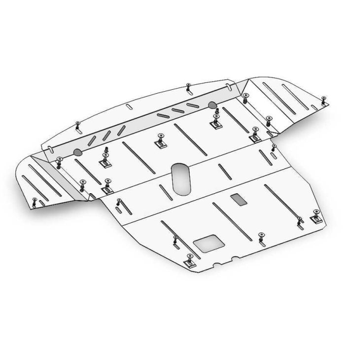 Bronex защита двигателя, КПП Alfa Romeo Brera 2005-2010, 159 2005-2011 Premium