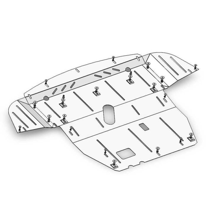 Bronex захист двигуна, КПП Alfa Romeo Brera 2005-2010, 159 2005-2011 Standard