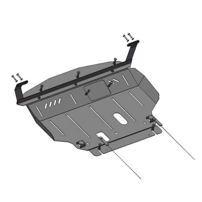 Bronex захист двигуна, КПП, радіатора Ford Fiesta 2008-2019 Standard