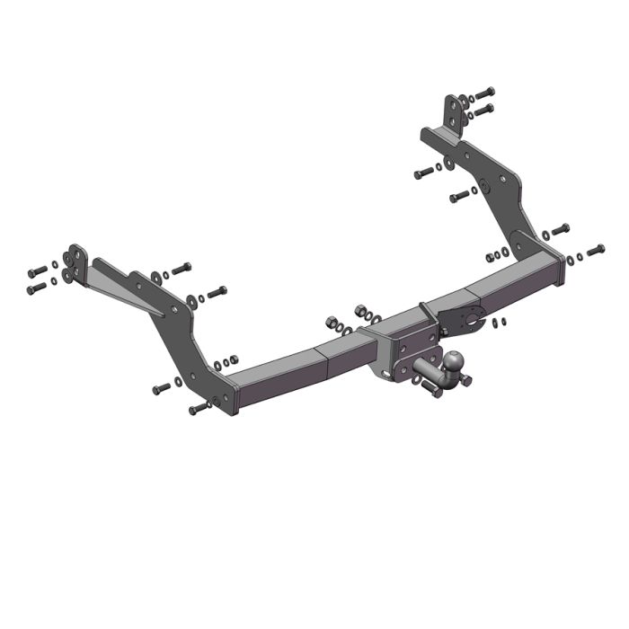 Фаркоп знімний на 2 болти - Kia Sorento рестайлінг 2006-2009