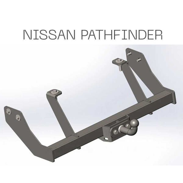 Фаркоп знімний на 2 болти на пластині кований - Nissan Pathfinder R50