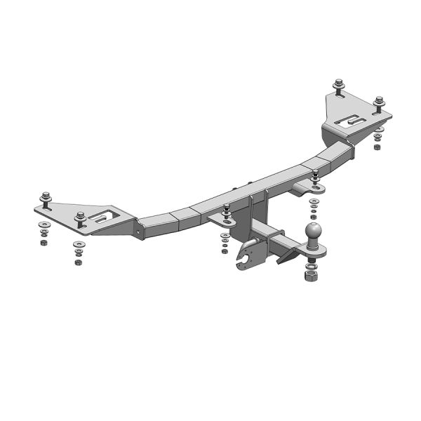 Знімний фаркоп під американський квадрат - Ford Taurus USA SHO VI 2013-2019 AWD, седан, facelift