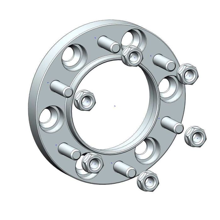 Проставки для вильоту коліс на Toyota 20 мм 6x139,7 dia 106,1 (STUD12x1.5)