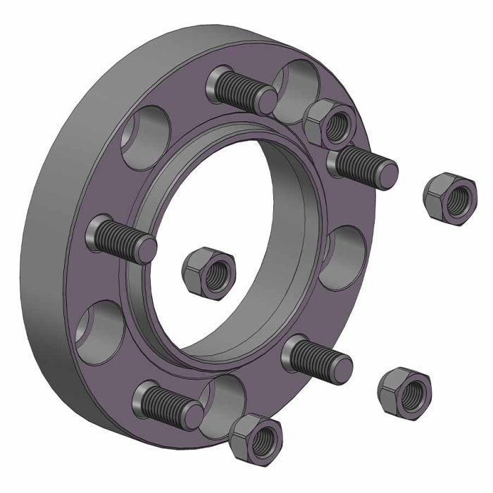Проставки для вылета колес на Toyota 30 мм 5x150 dia 110,1 (STUD14x1.5)