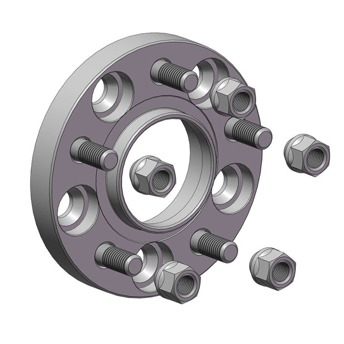 Проставки для вильоту коліс на Ford 20 мм 5x114,3 dia 70,5 (STUD1-2)