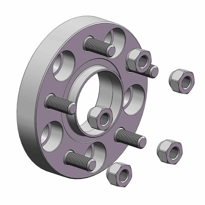 Проставки для вильоту коліс на Infiniti 25 мм 5x114,3 dia 66,1 (STUD12x1.25)