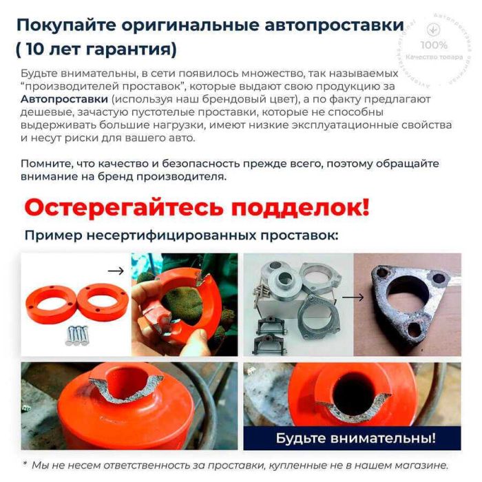 Проставки передніх стійок 25 мм Peugeot Expert (1036-15-024/25)