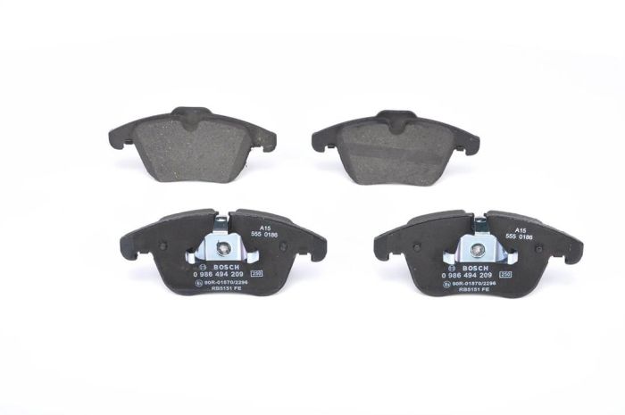 Тормозные колодки дисковые Bosch 0 986 494 209
