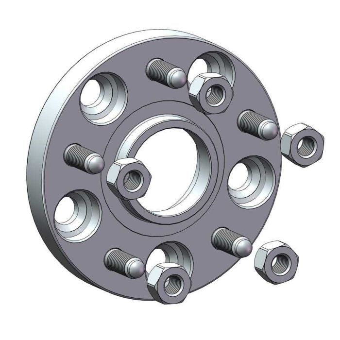Проставки для вылета колес на Toyota 20 мм 5x114,3 dia 60,1 (STUD12x1.5)