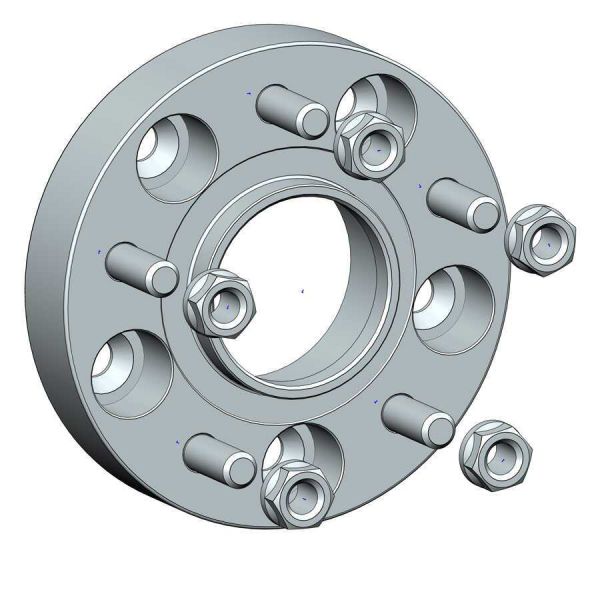 Проставки для вылета колес на GMC 30 мм 5x120,65 dia 70,3