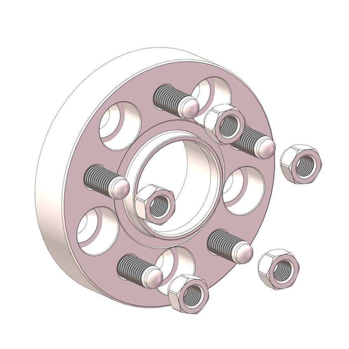 Проставки для вильоту коліс на Lincoln 30 мм 5x108 dia 63,4 (STUD12x1.5)