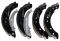 Тормозные колодки барабанные Bosch 0 986 487 746