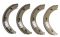 Тормозные колодки барабанные Delphi LS1902
