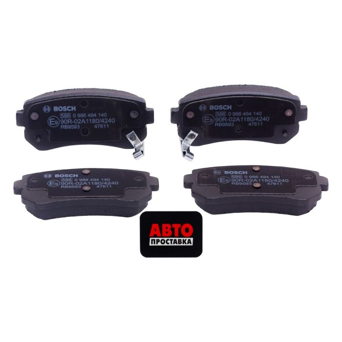 Тормозные колодки дисковые Bosch 0 986 494 140