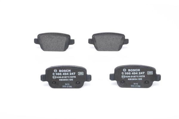 Гальмівні колодки дискові Bosch 0 986 494 247