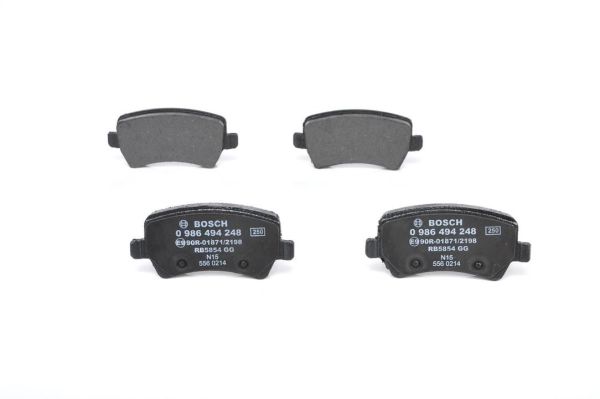 Гальмівні колодки дискові Bosch 0 986 494 248