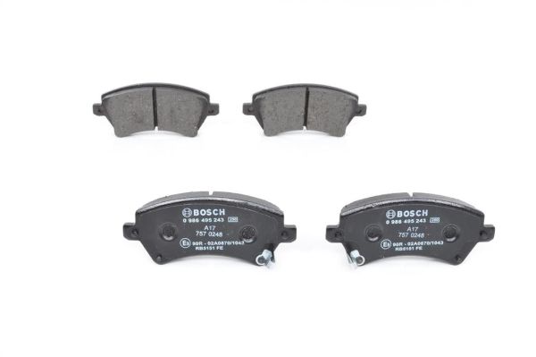 Гальмівні колодки дискові Bosch 0 986 495 243