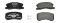 Тормозные колодки дисковые Bosch 0 986 468 630