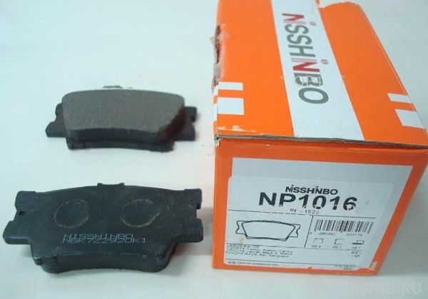 Гальмівні колодки дискові Nisshinbo NP1016
